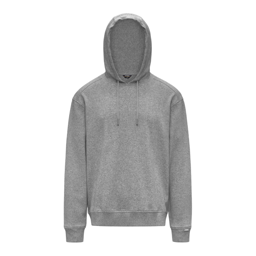 K-Way Uomo Grigio Felpe, L, New,