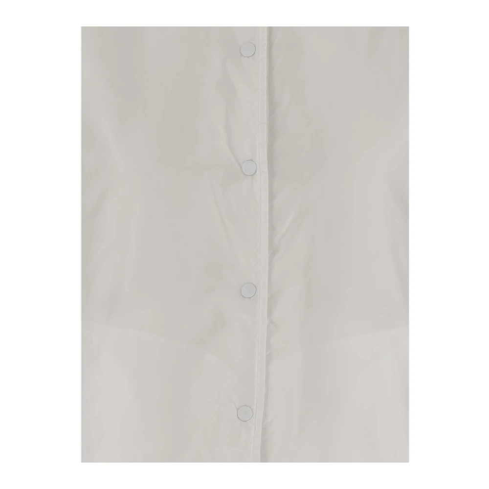Aspesi Dot Neck Shirt Gilet White Dames