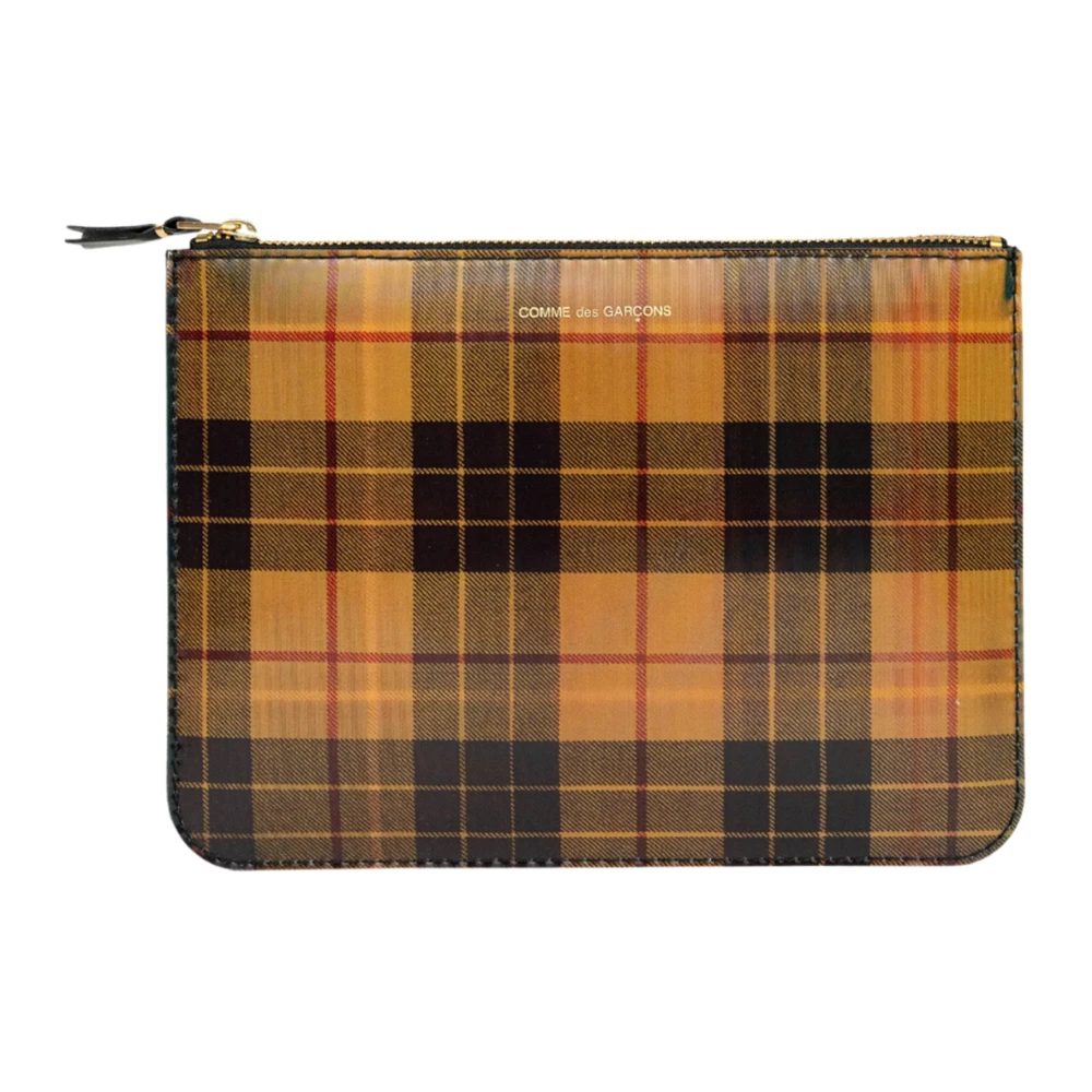 Comme des Garçons Lenticulair Effect Tartan Pouch Multicolor Heren