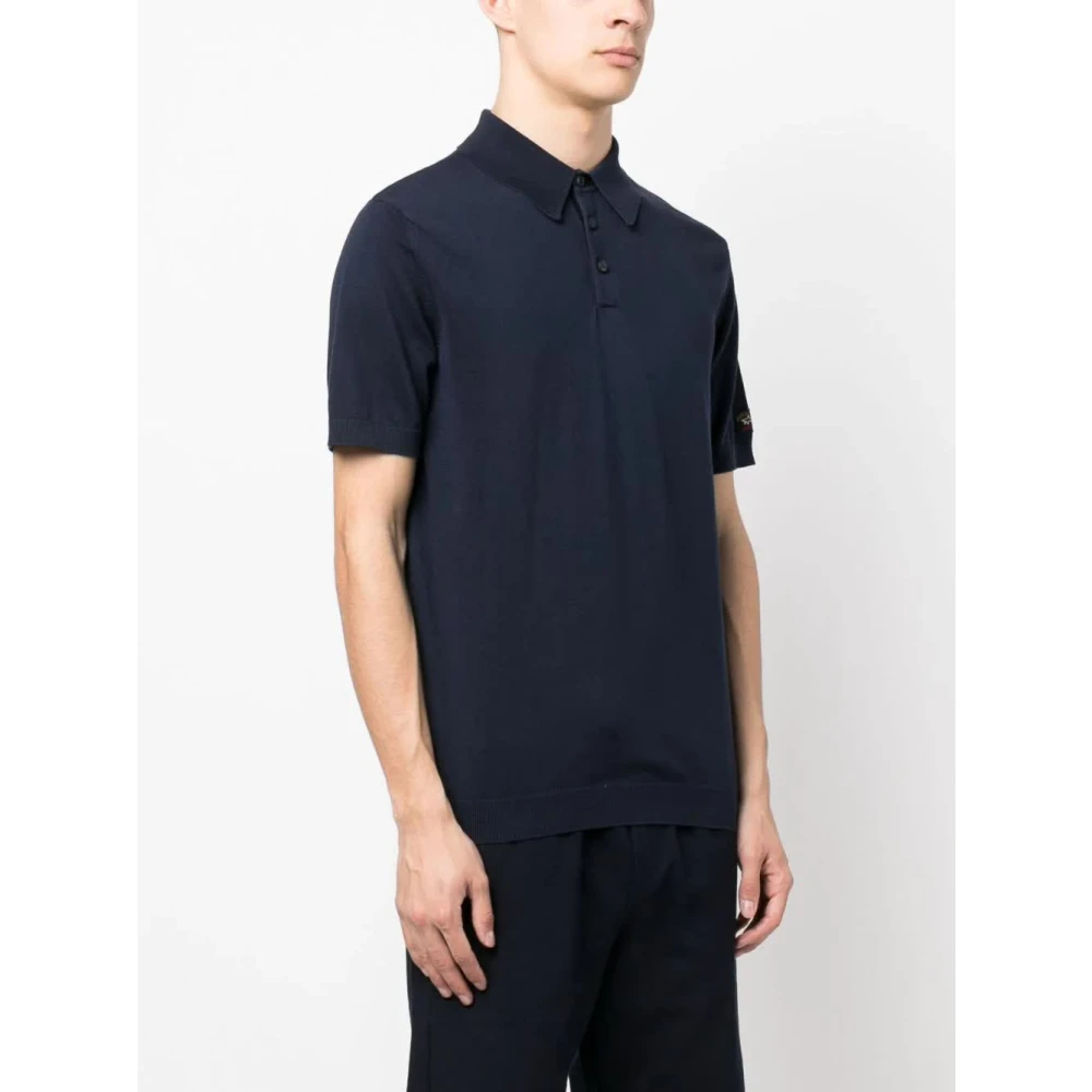 PAUL & SHARK Klassiek Poloshirt in Diverse Kleuren Blue Heren