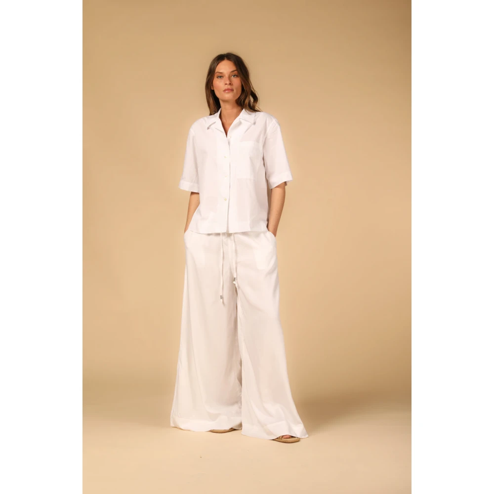 Mason's Portofino Dames Chino Broek in Modal White Dames
