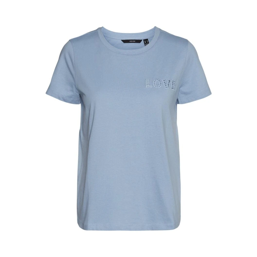 Vero Moda Francis Top T-Shirt Blue Dames