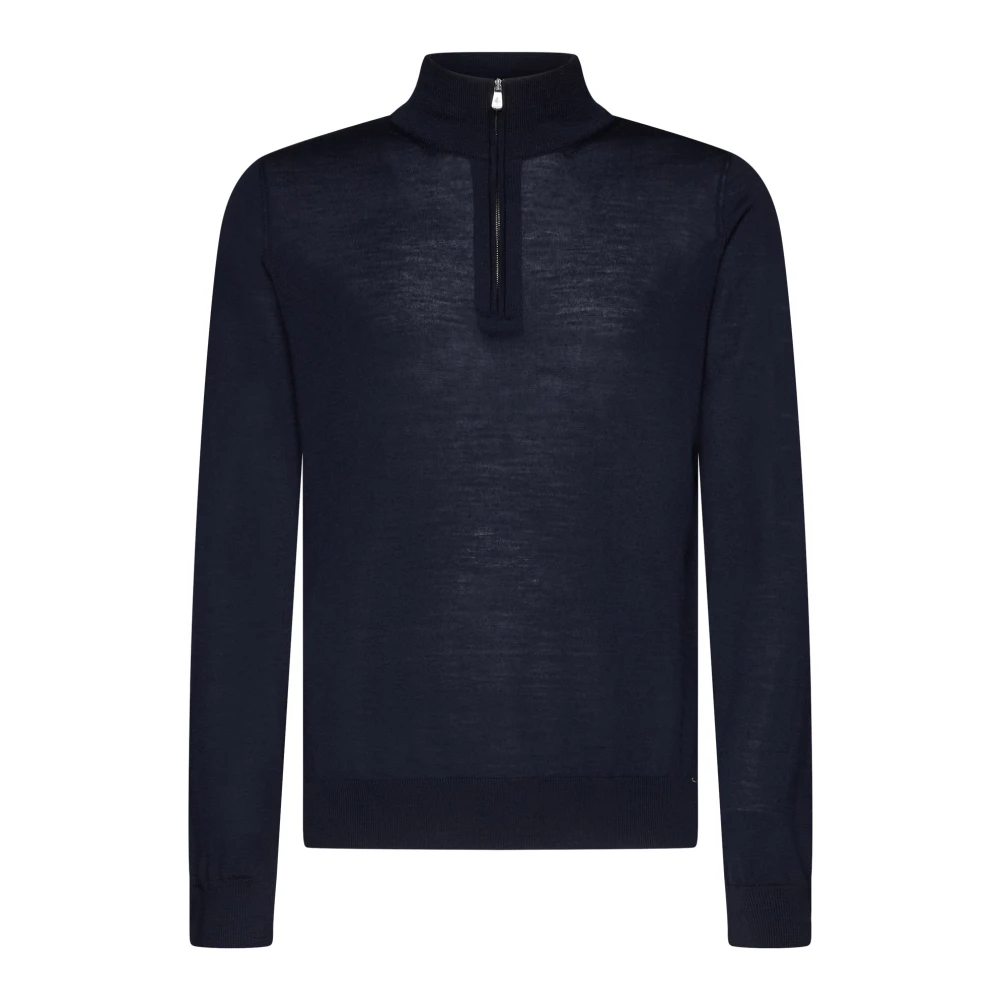 Piacenza 1733 Stijlvolle Sweaters in Wit Blauw Blue Heren