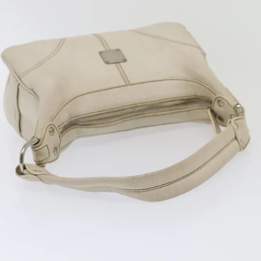 MCM Pre-owned Leather shoulder-bags White Dames