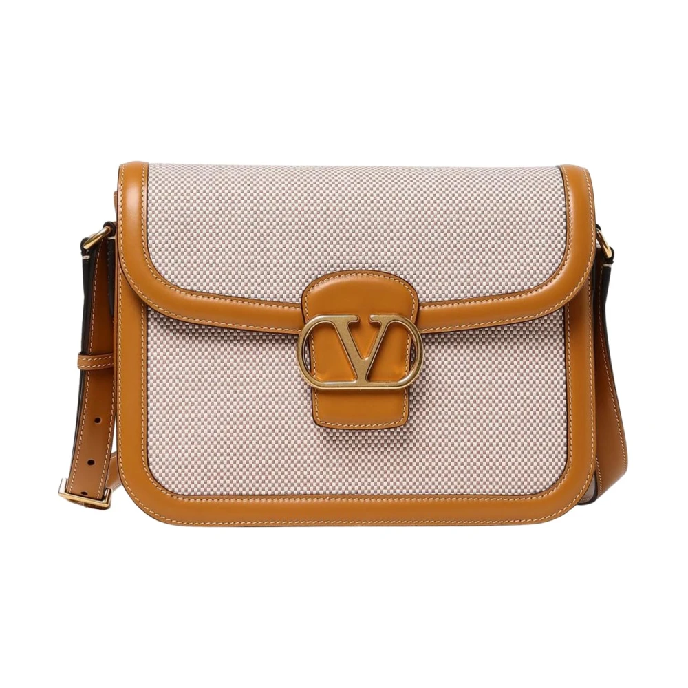 Valentino Garavani Women's Beige Stud Crossbody Bag