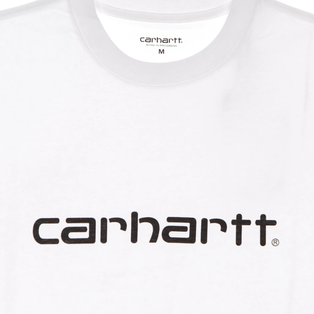 Carhartt WIP Script Tee Wit Zwart Streetwear White Heren