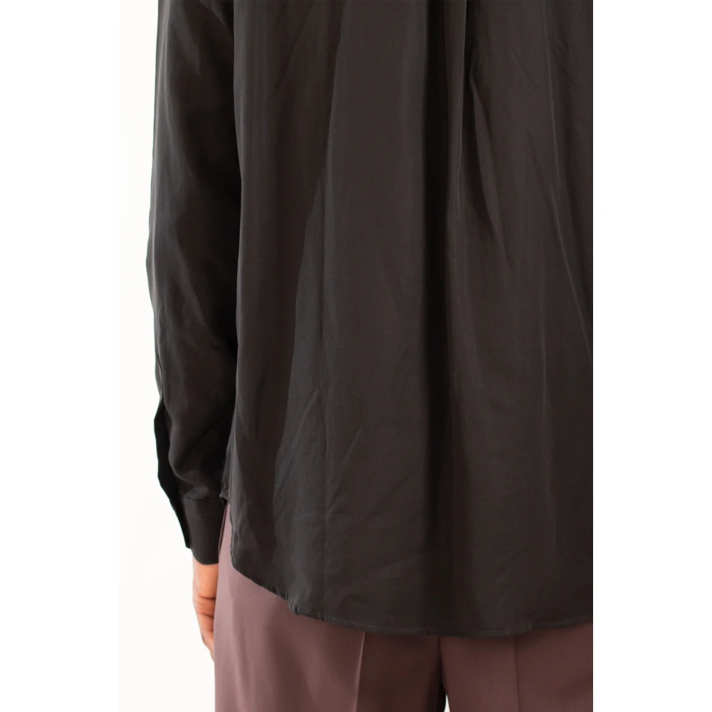 Costumein Drop Schouders Shirt in Andrea Stijl Black Heren
