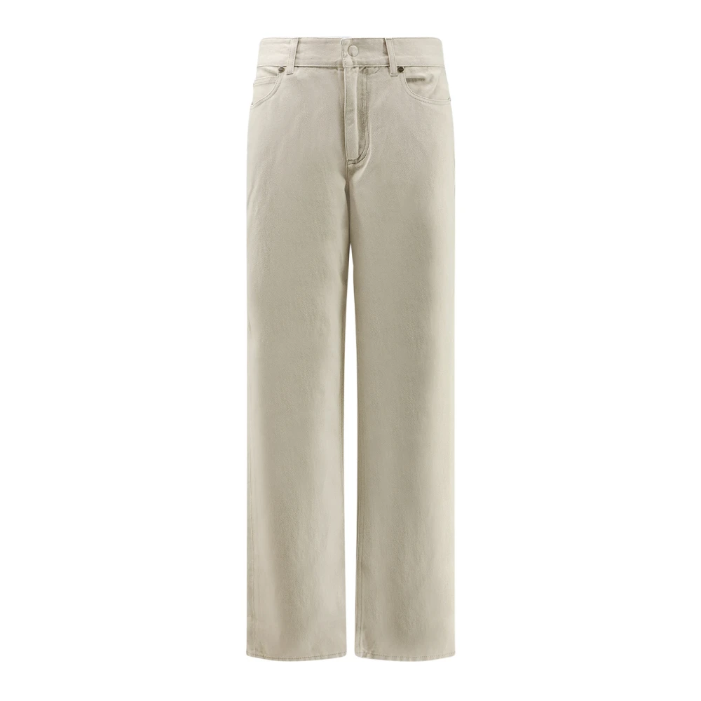Fendi , Straight Fit Jeans, Female, Beige, Xs, Straight Five-Pocket Jeans