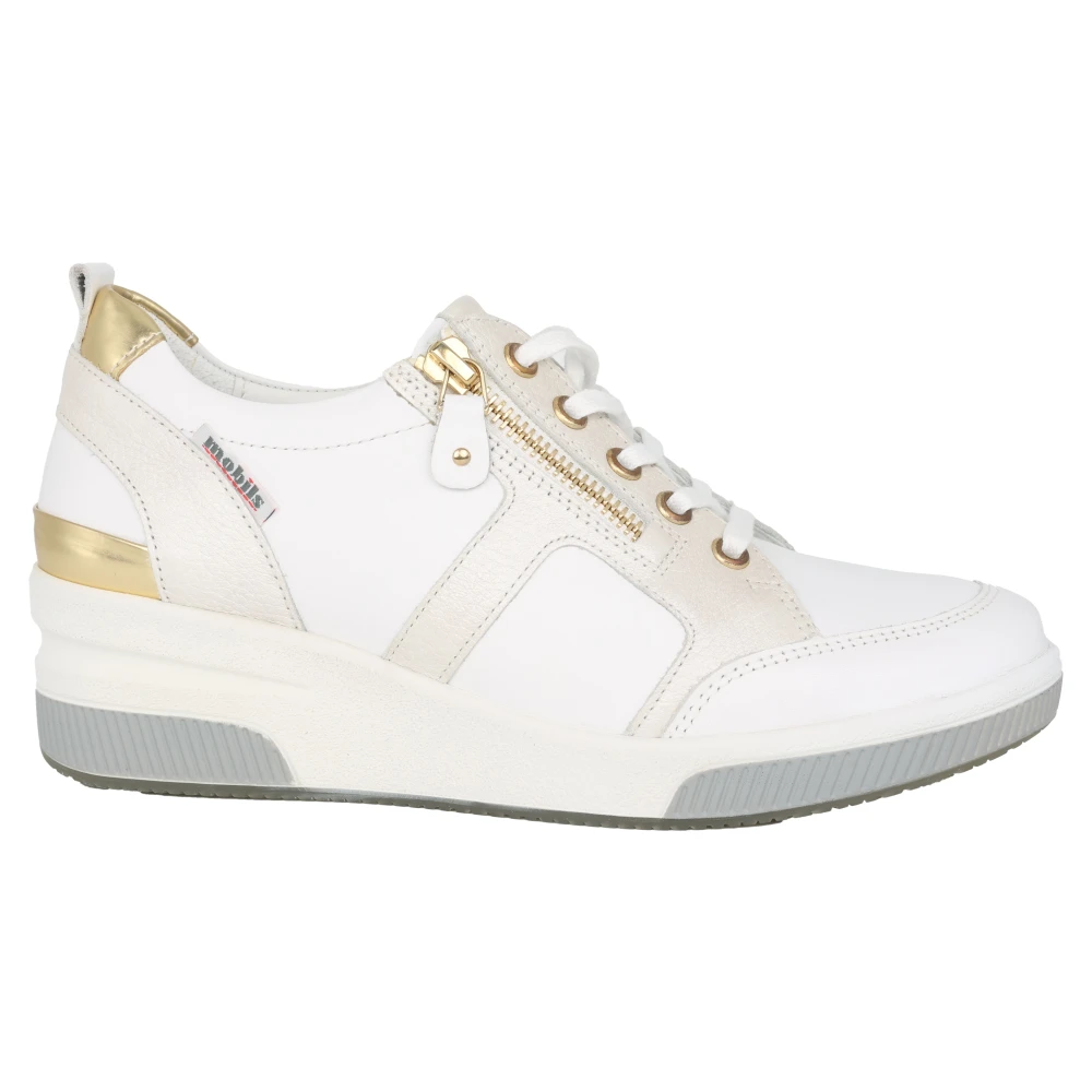 Mephisto Wijde pasvorm vetersneakers – Dames Schoenen Wit