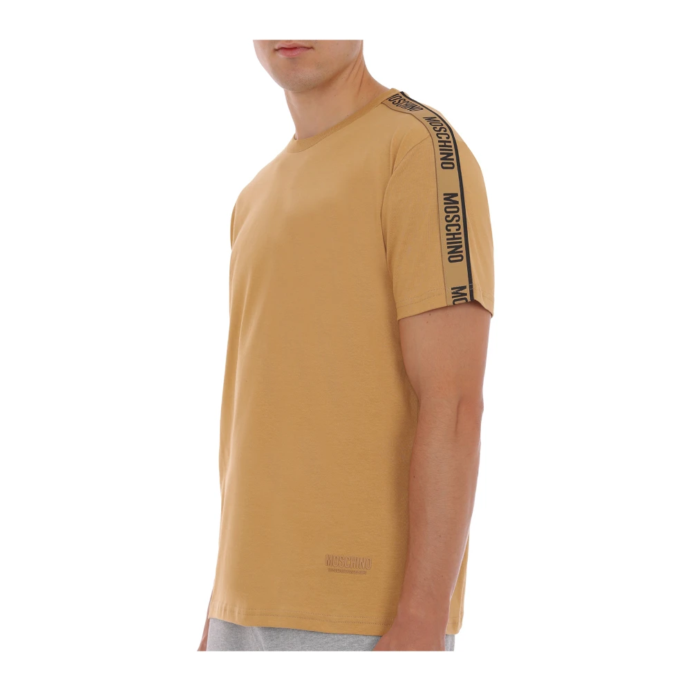 Moschino Bruine T-shirts en Polos Brown Heren
