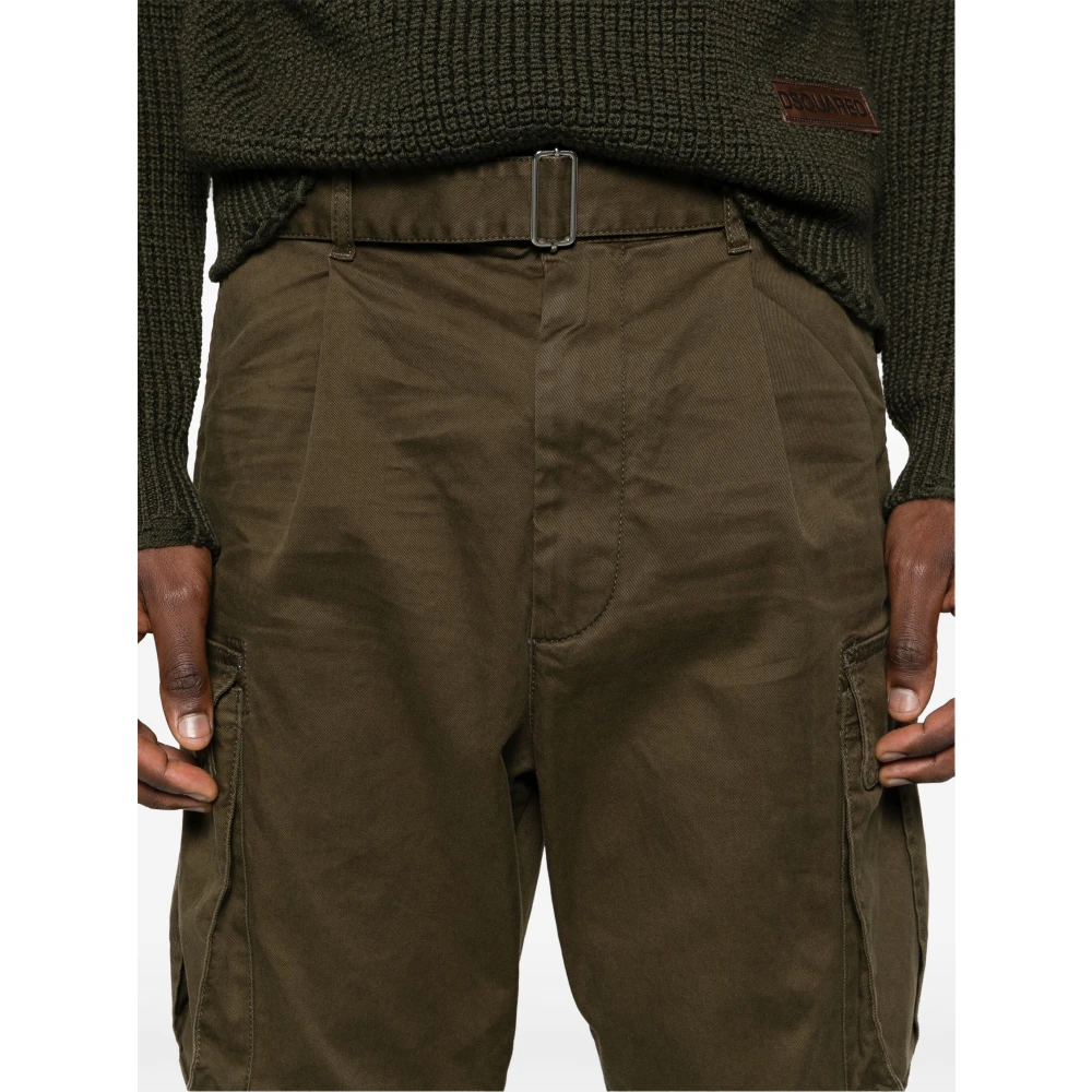 Dsquared2 Cargo Groene Broek Green Heren