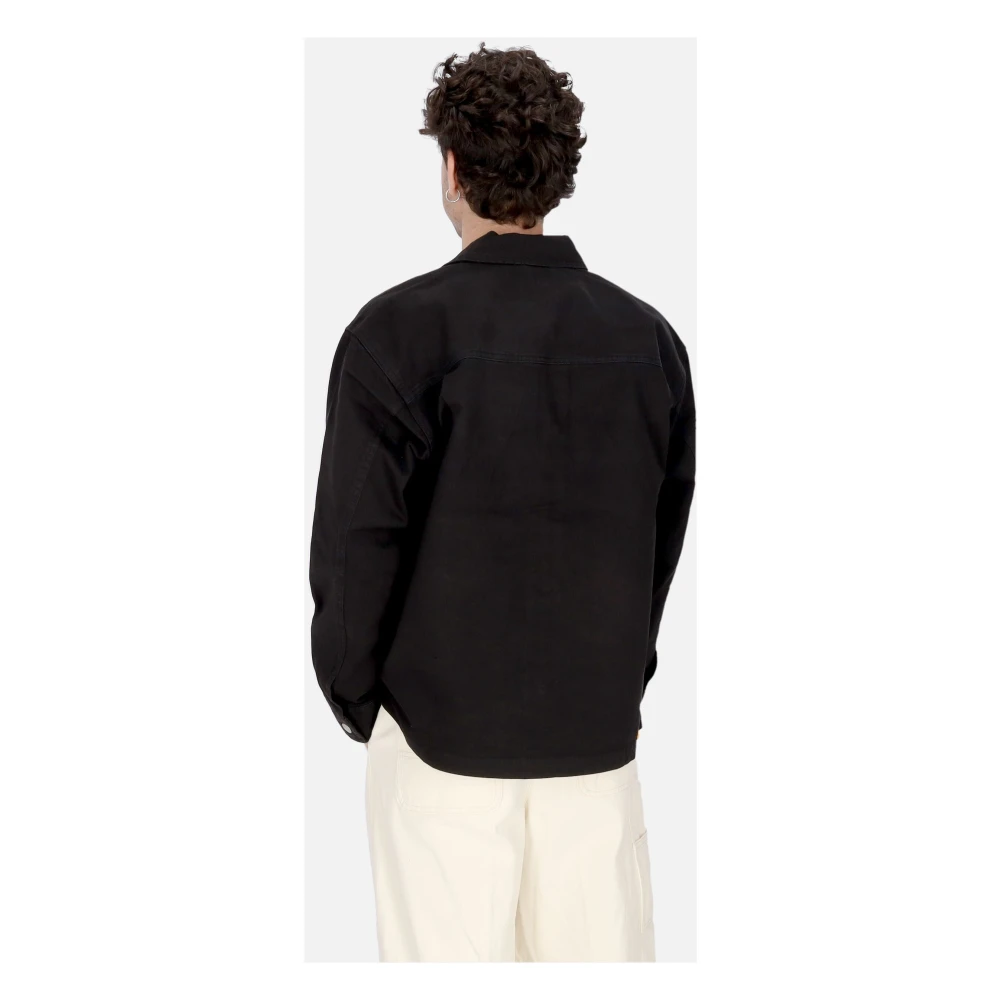 Obey Zwarte Shirtjas met Kraag Black Heren
