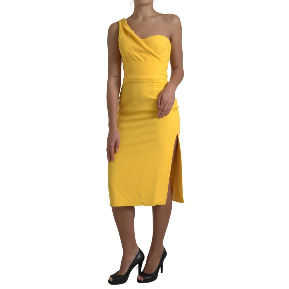Dolce & Gabbana Maxi Dresses Yellow Dames