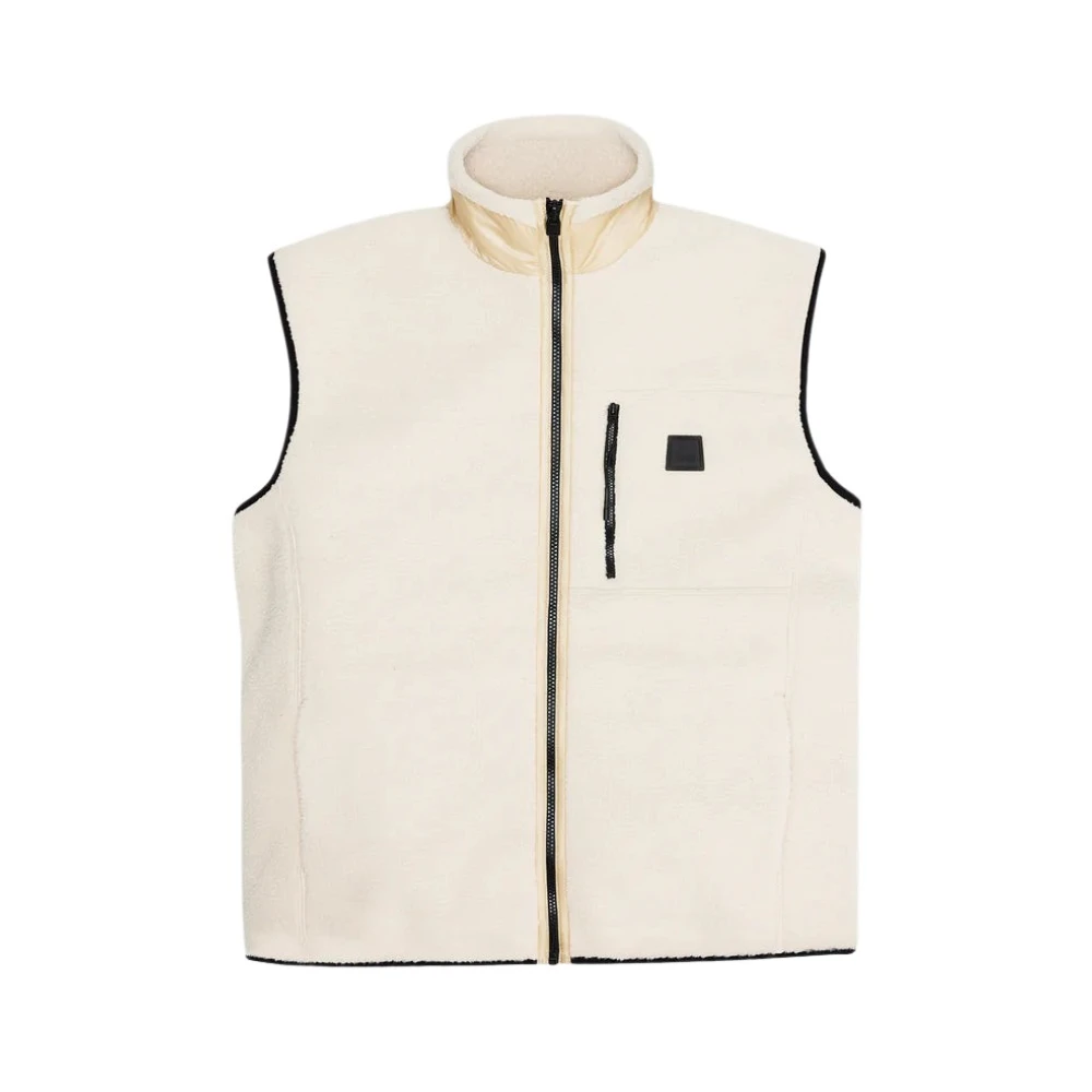 Rains Veelzijdig Fleece Vest voor buiten Beige Dames