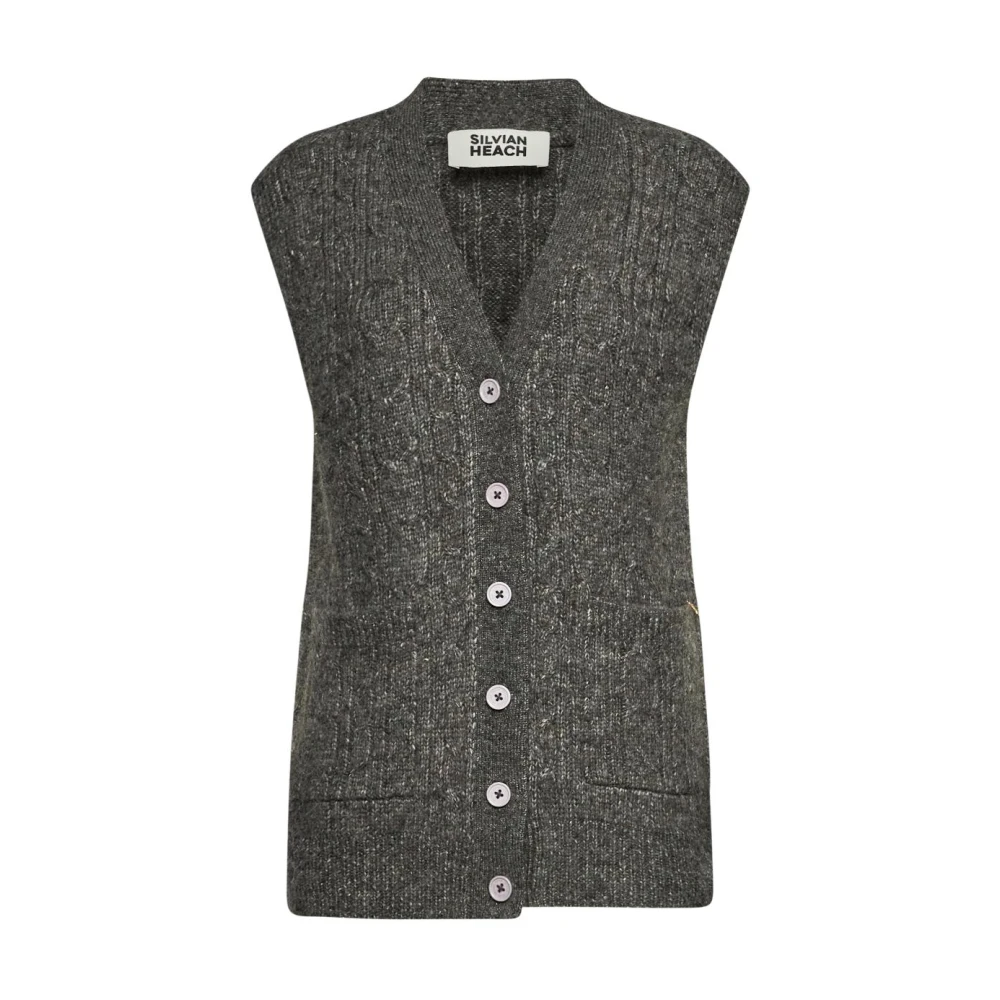 Silvian Heach Donna Grigio Maglie, 2XS, New,