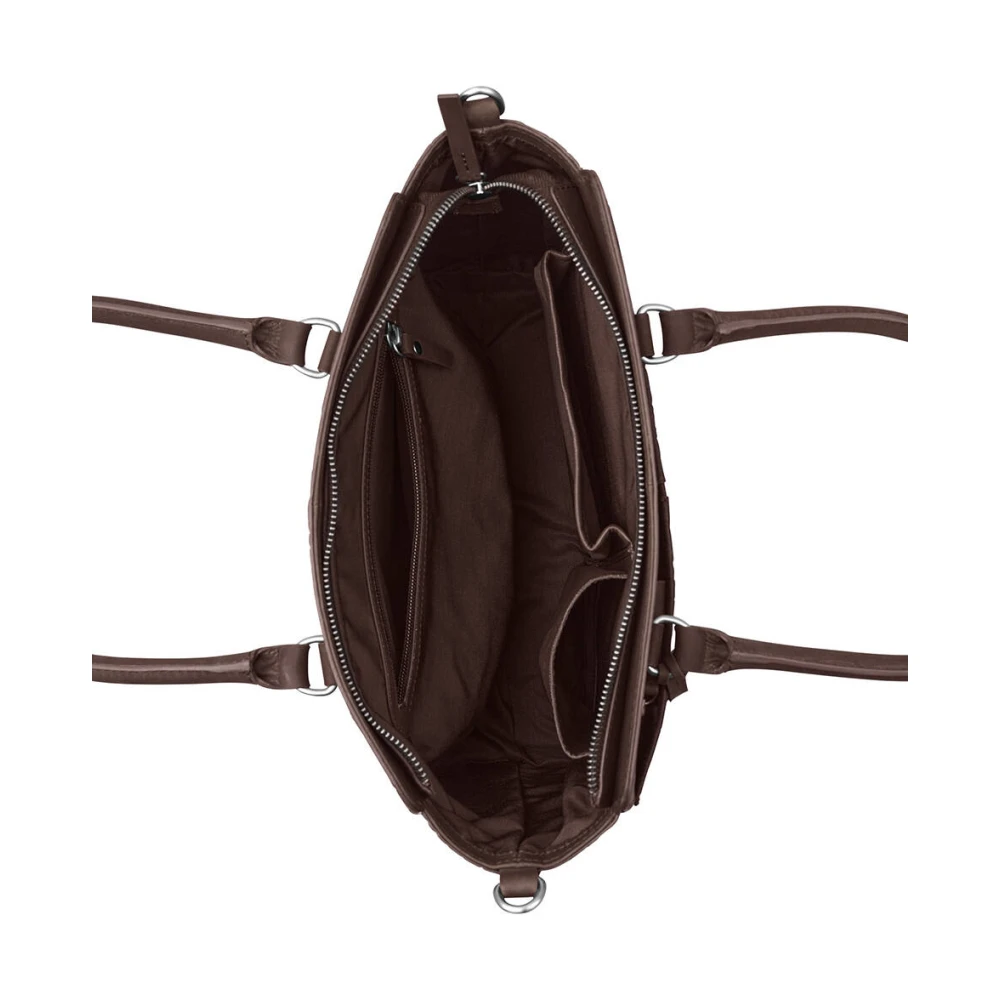 Burkely Stijlvolle Tas Brown Dames