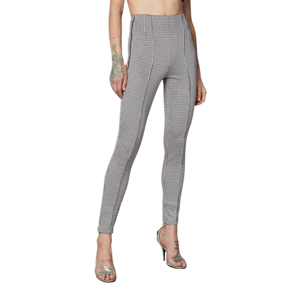 Patrizia Pepe Grå Slim Fit Trousers
