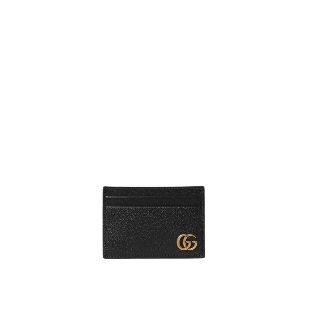 Gucci Men's Black Gg Marmont Card Case