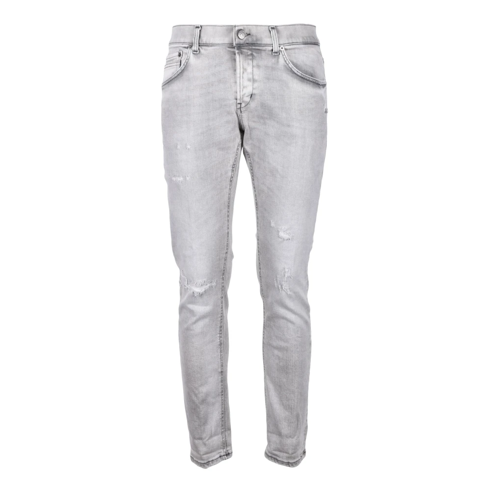 Dondup Katoen Elastaan Jeans Gray Heren