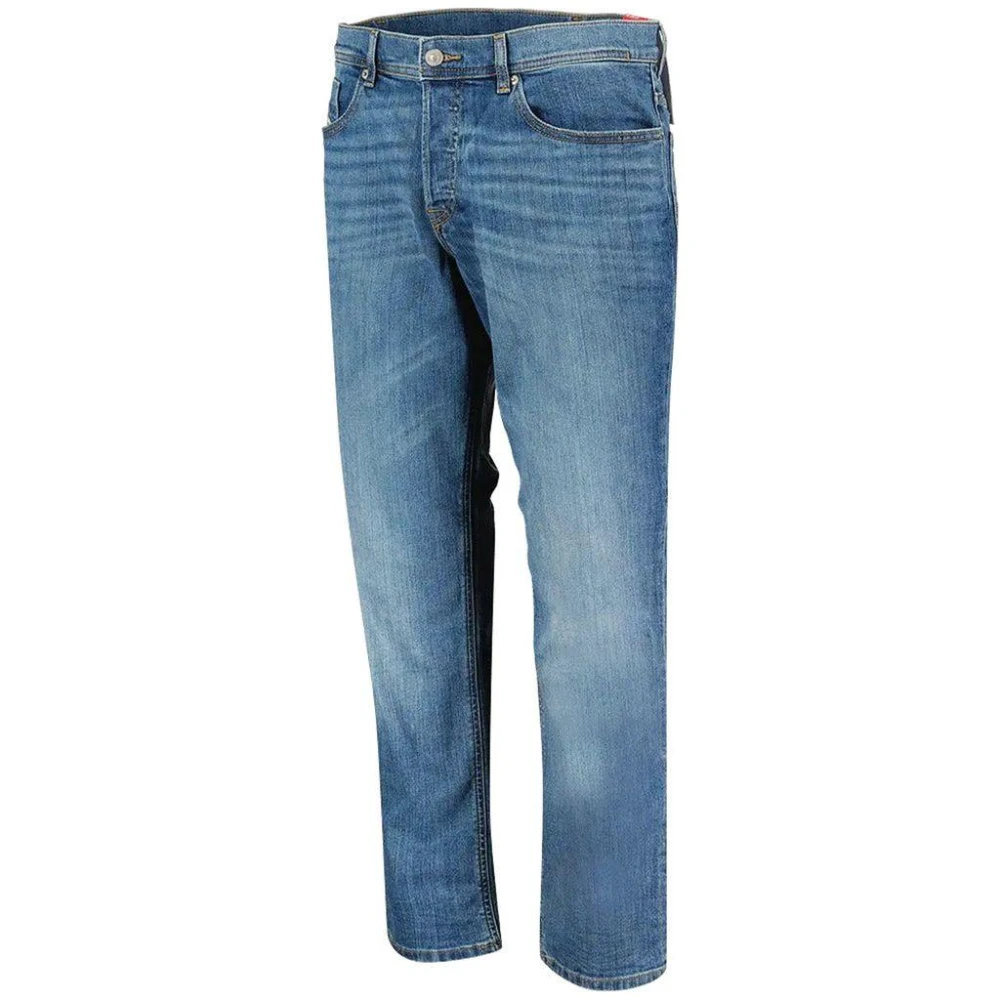 Diesel Slim-fit Katoen Blauw Gewassen Jeans Blue Heren