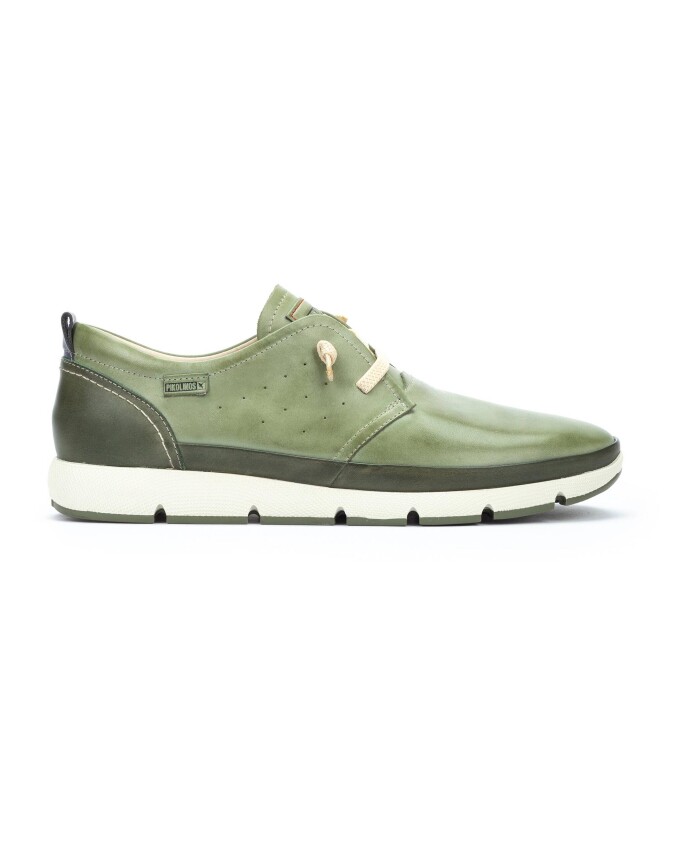 chaussures-en-cuir-vert-pour-hommes-a-lacets