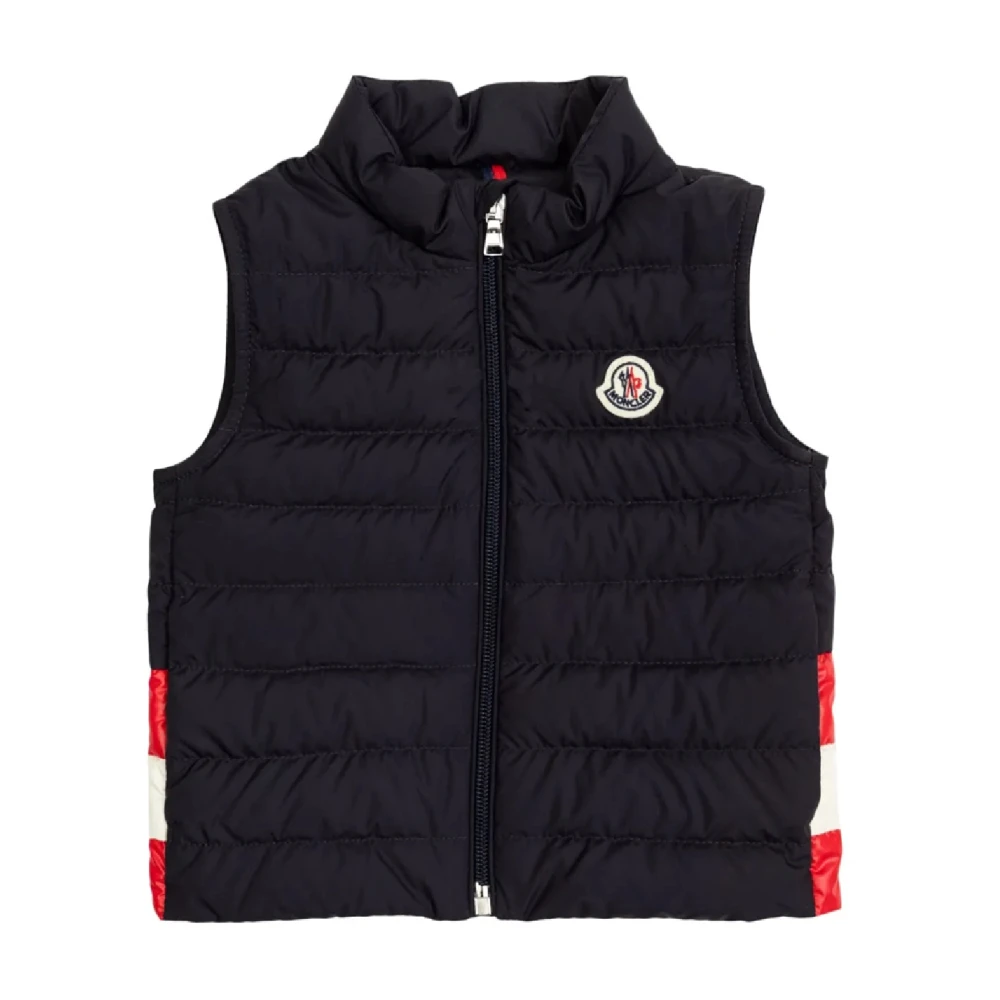 Moncler Unisex Kids Black Waistcoats, 2 Y, Stylish Junior Waistcoat