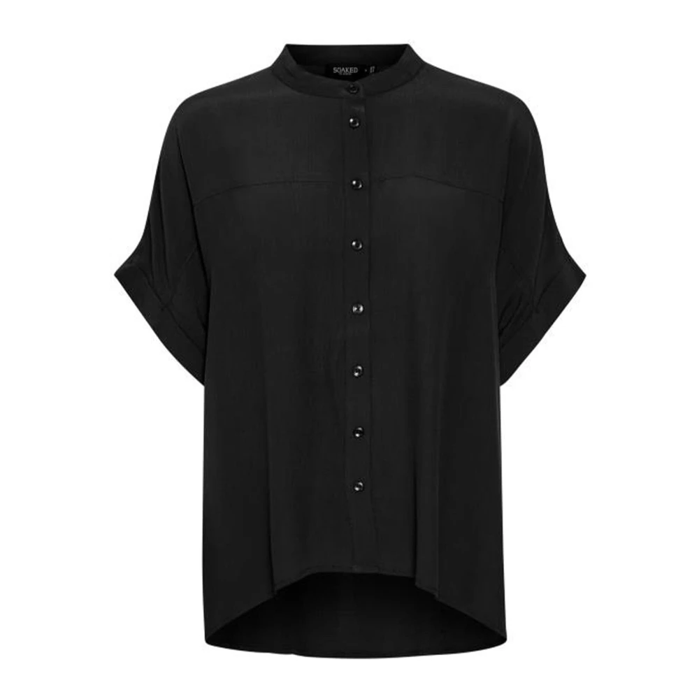 Soaked In Luxury Women's Black Blouses, Xs, Blouses