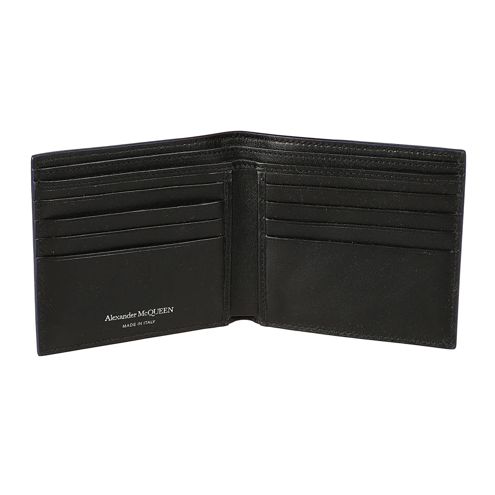 alexander mcqueen Stijlvolle Billfold Portemonnees Blue Heren
