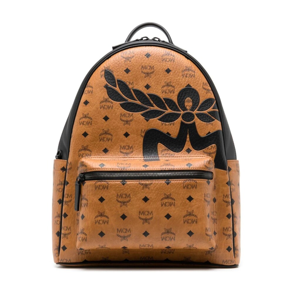 Mcm tan clearance backpack