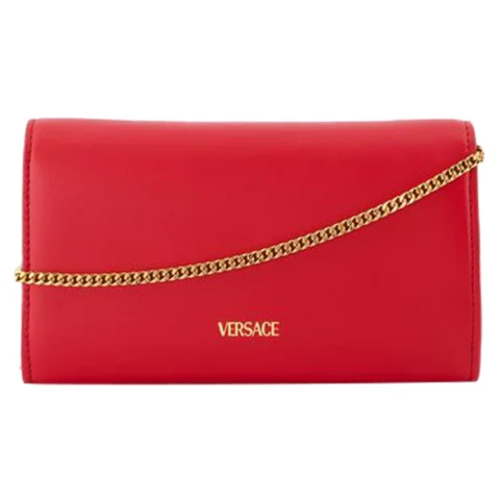 Versace Leather shoulder-bags Red Dames
