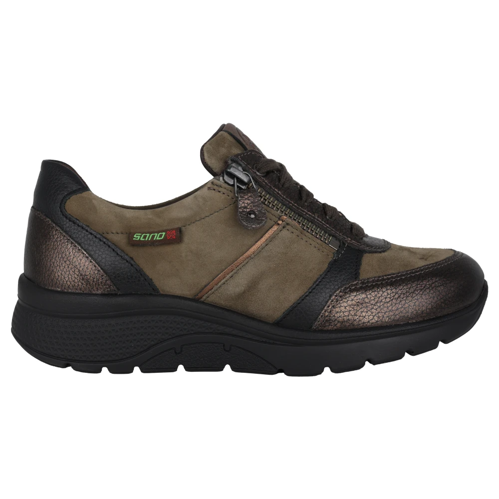 Mephisto Rollende Brede Pasvorm Sneaker – Dames Schoenen Bruin