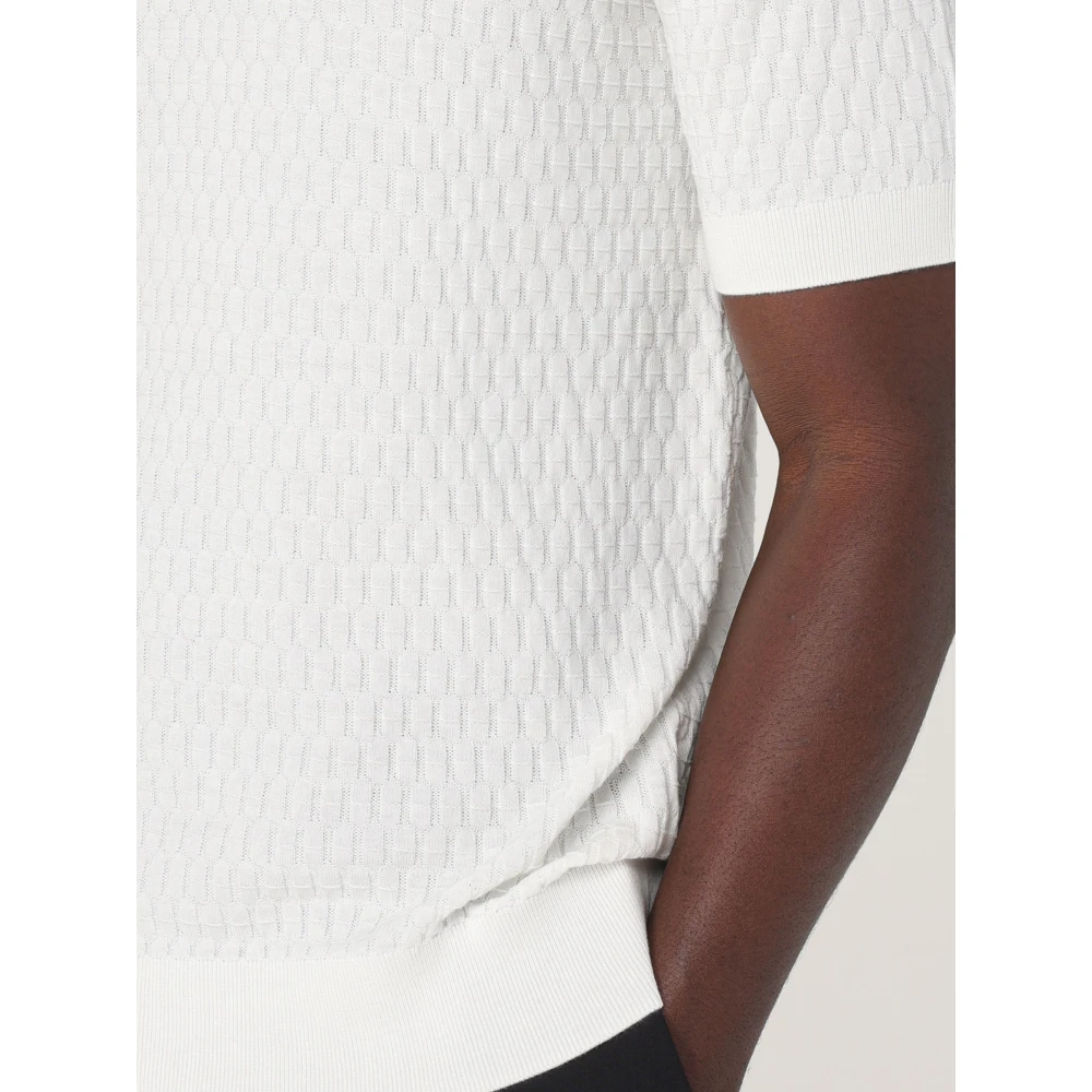 Paolo Pecora Casual Crew Neck T-shirt White Heren
