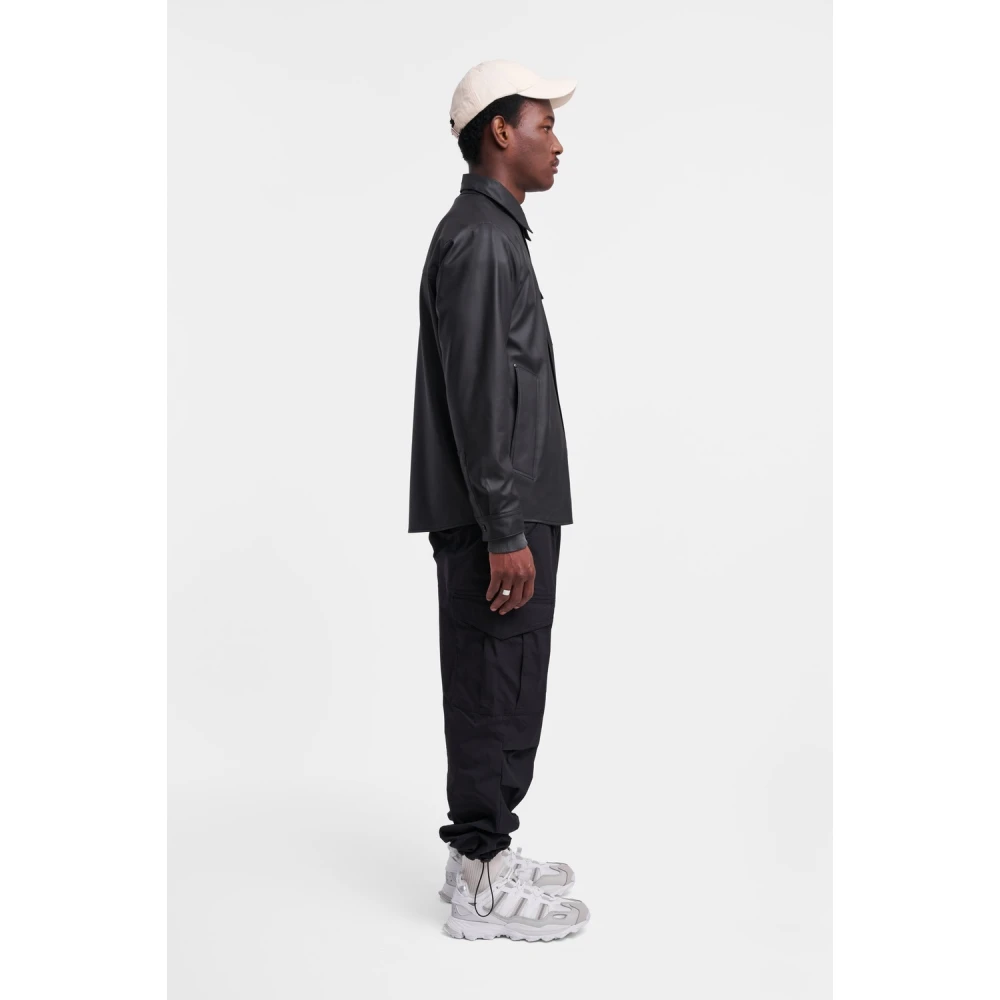 Stutterheim Waterdicht Overshirt voor Mannen Black Heren