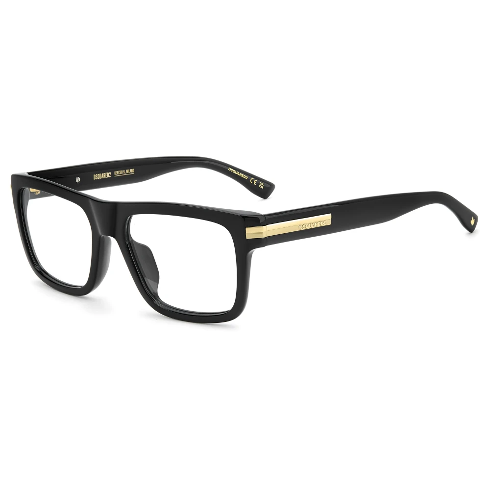 Dsquared2 Men's Black Glasses, 55 Mm, Optical Frame