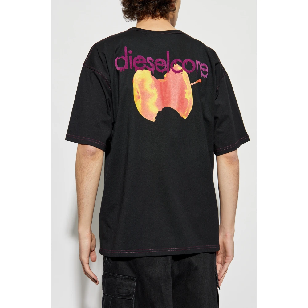 Diesel T-shirt T-Boxt-R18 Black Heren