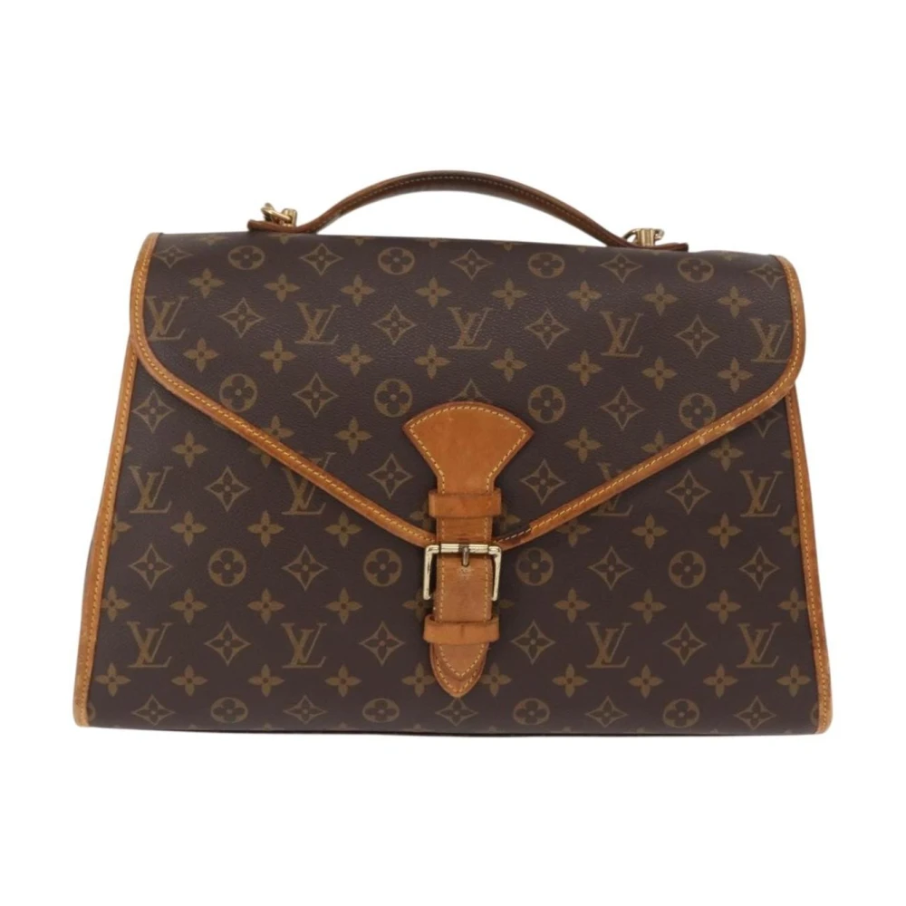 Louis Vuitton Vintage Women's Brown Pre-Owned Monogram Satchel Bag