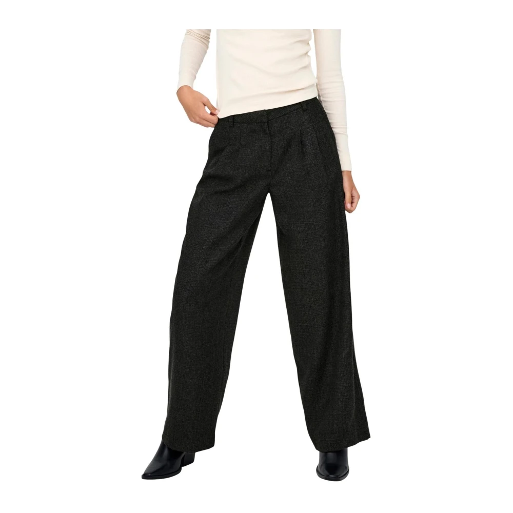 Jacqueline De Yong Black Polyester Flared Pants - S (L32) - Image 2