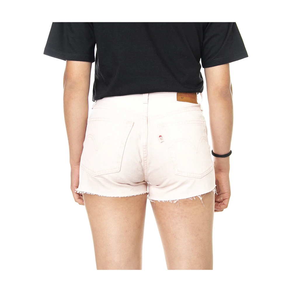 Levi's Denim Bermuda Shorts Lente Zomer Pink Dames