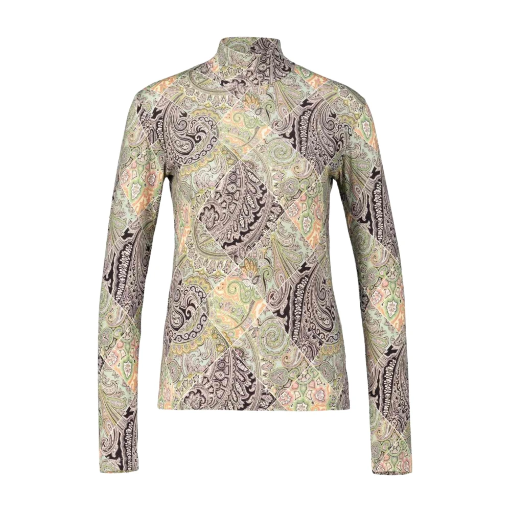 Etro Paisley Print Långärmad Skjorta Multicolor, Dam