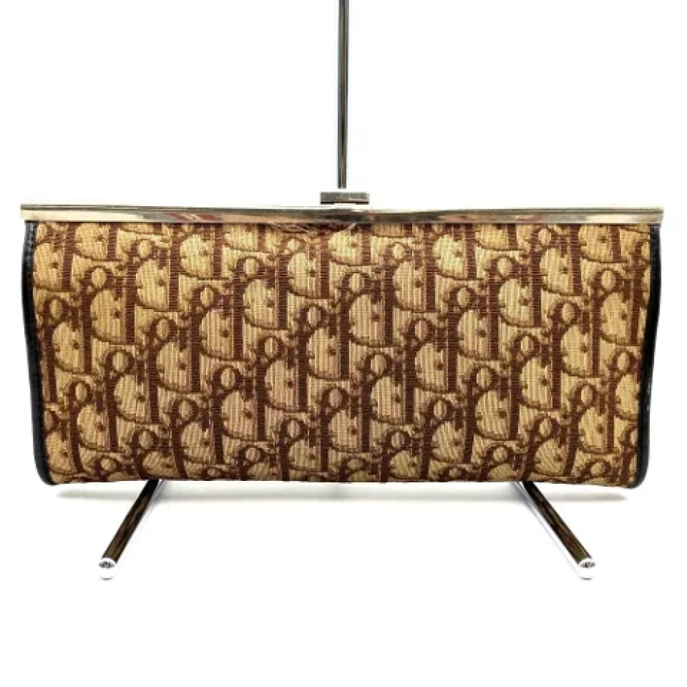 Dior Vintage Pre-owned Fabric dior-bags Brown Dames
