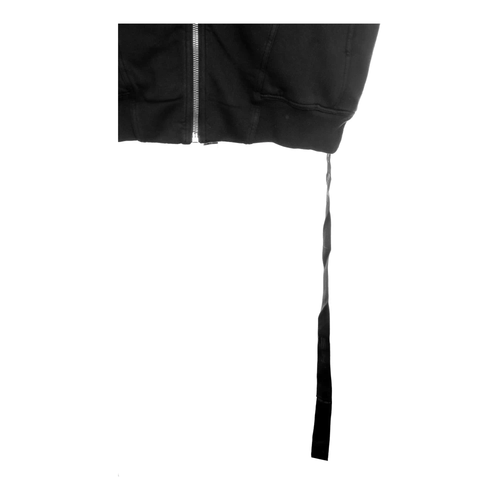 Rick Owens Flight Vest van jersey Black Heren