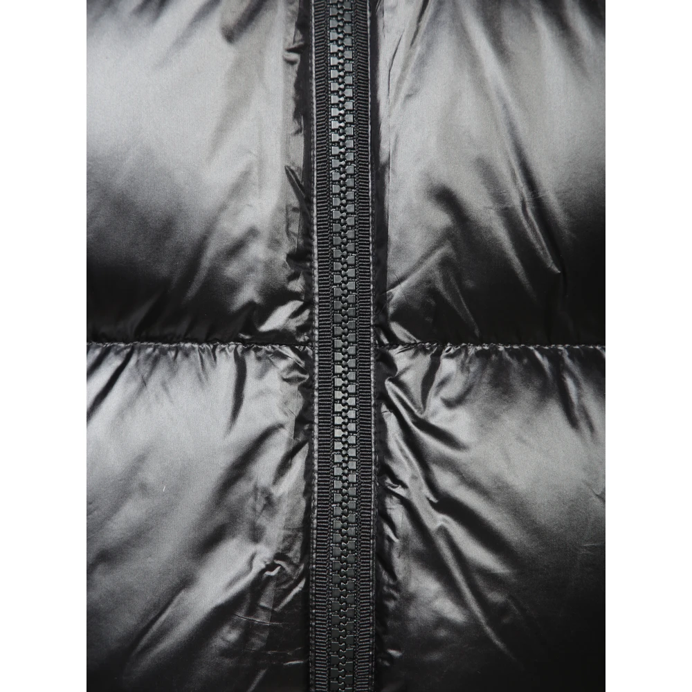 Moose Knuckles Zwarte jas voor mannen Aw24 Black Heren