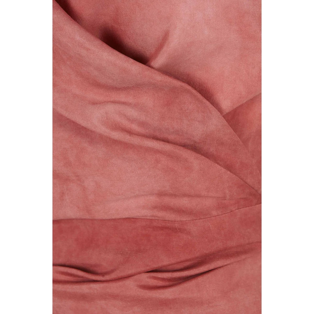 Cortana Salo top in zijde geverfd aardbei Pink Dames