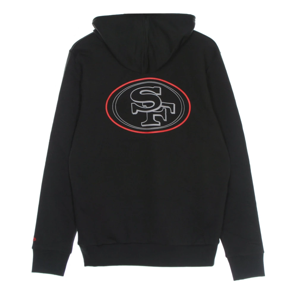 new era NFL Outline Logo Hoodie Black Heren