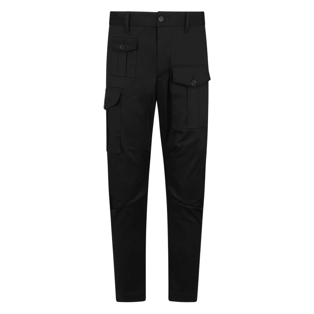 Dsquared2 Tapered Trousers Black Heren