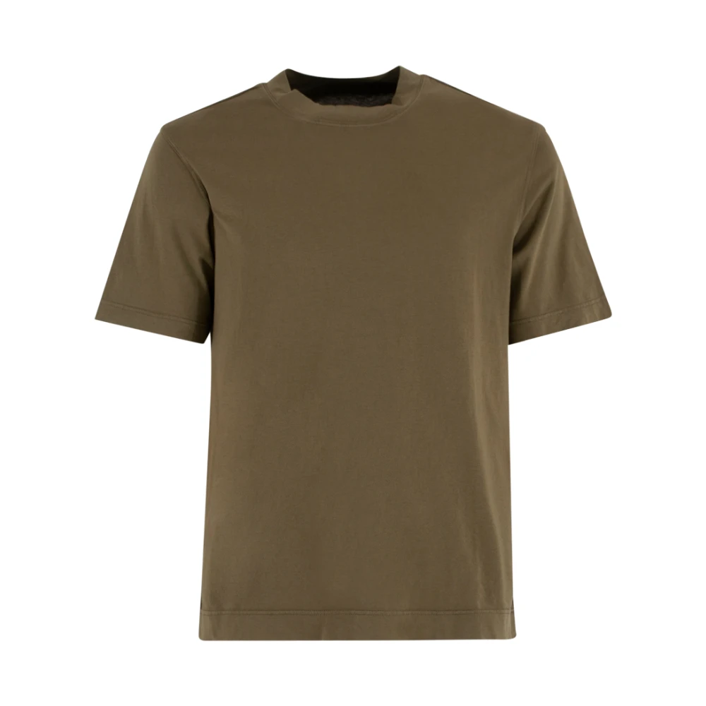 Circolo 1901 Militaire Stijl T-shirts en Polos Green Heren
