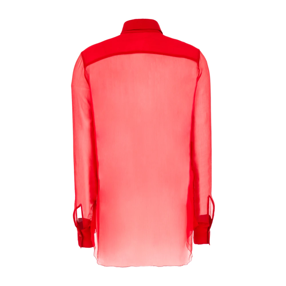 Ermanno Scervino Shirts Red Dames