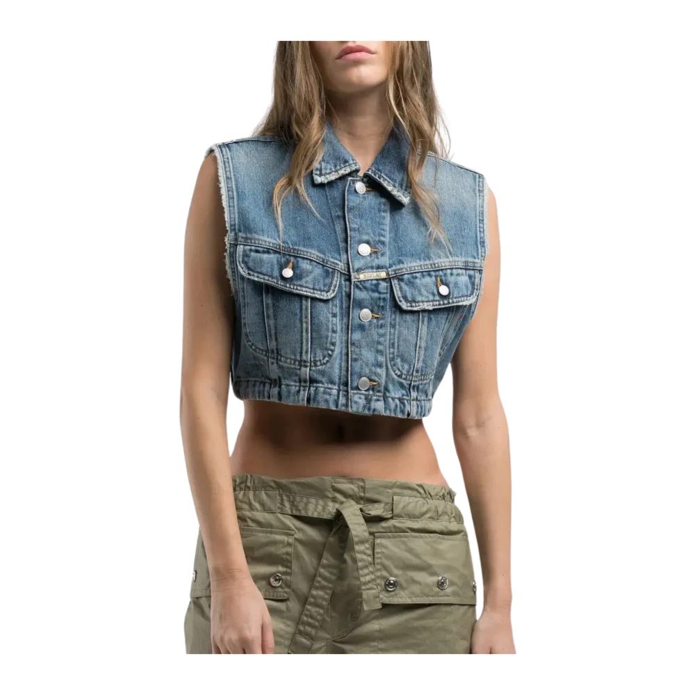 Replay - Jackets > Vests - Blue - Replay - Modalova