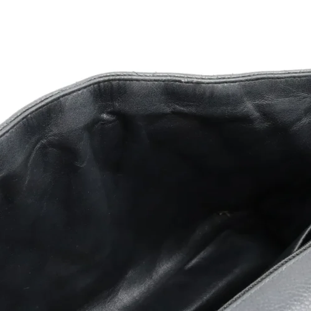 Chanel Vintage Pre-owned Leather chanel-bags Black Dames