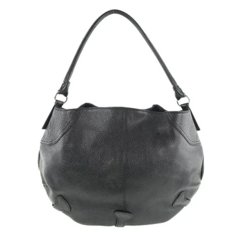 Salvatore Ferragamo Pre-owned Leather shoulder-bags Black Dames